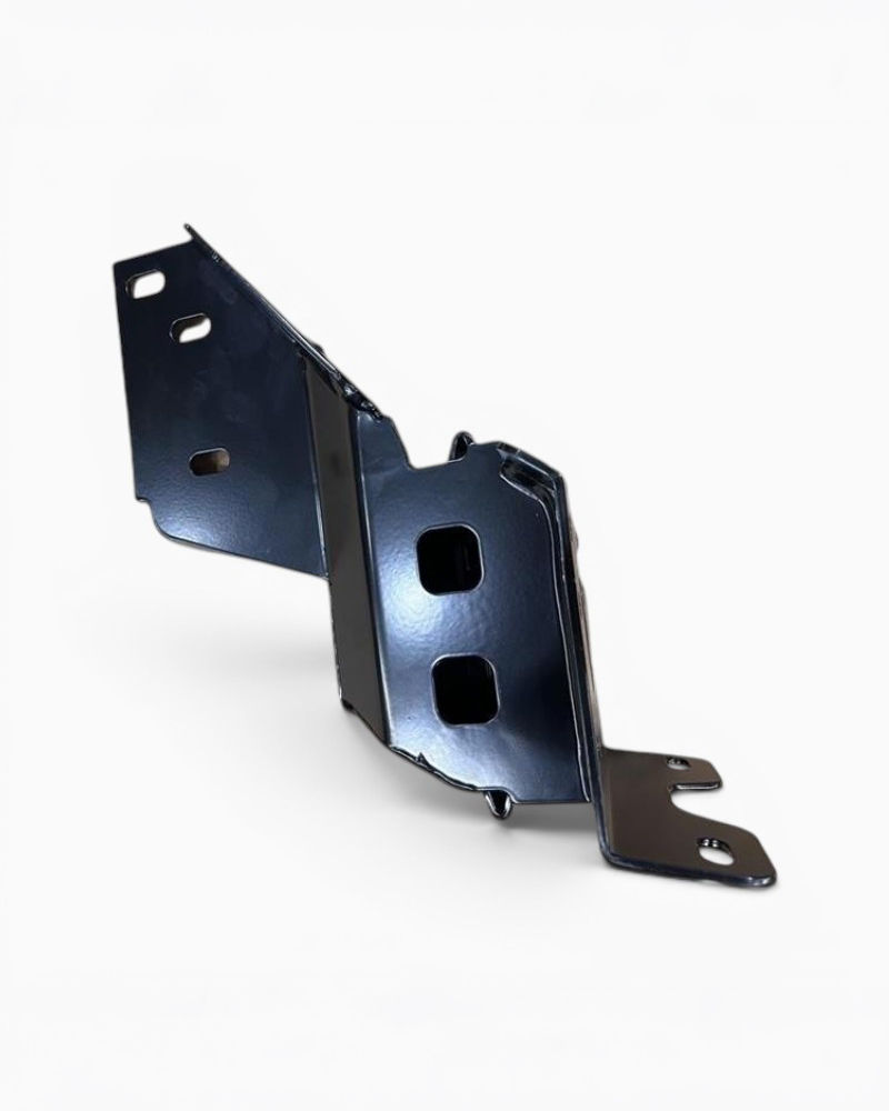 Right hand bull bar mounting bracket on a white studio background.