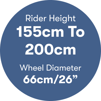 66cm bike big discount w