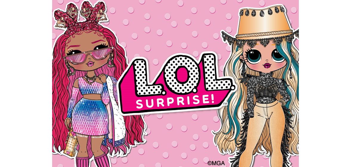 LOL OMG Sports series 3 dolls: Sparkle Star and Court Cutie 