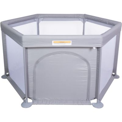 Advwin 180cm Foldable Baby Bed Rail Adjustable Kids Cot Safety Fence Toddler Protect Guard Grey