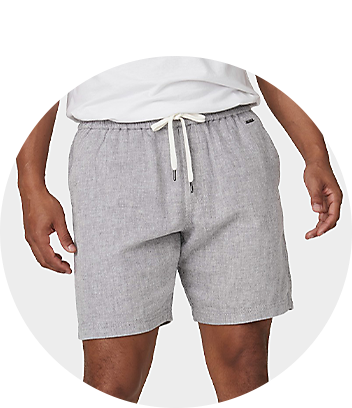 Mens Grey Casual Shorts CT