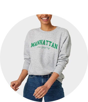 Graphic sweaters sale for women