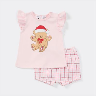Shrek Women's Gingerbread Man Print Tee - Light Pink