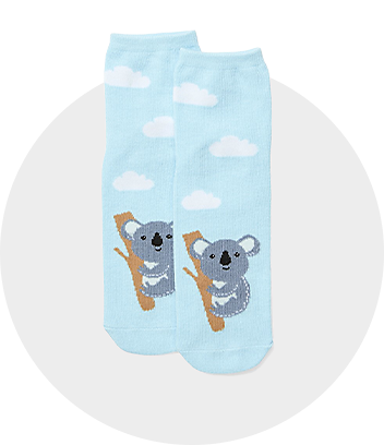 Kids Blue Koala Socks