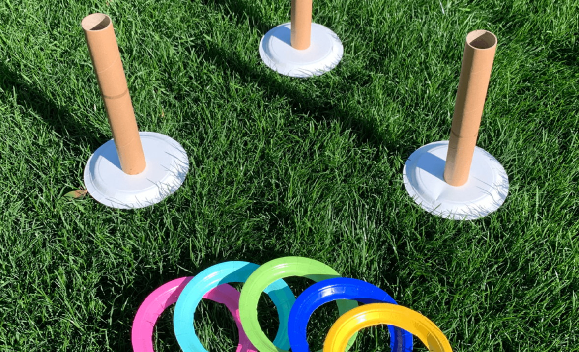 DIY ring toss game (perfect for garden parties)