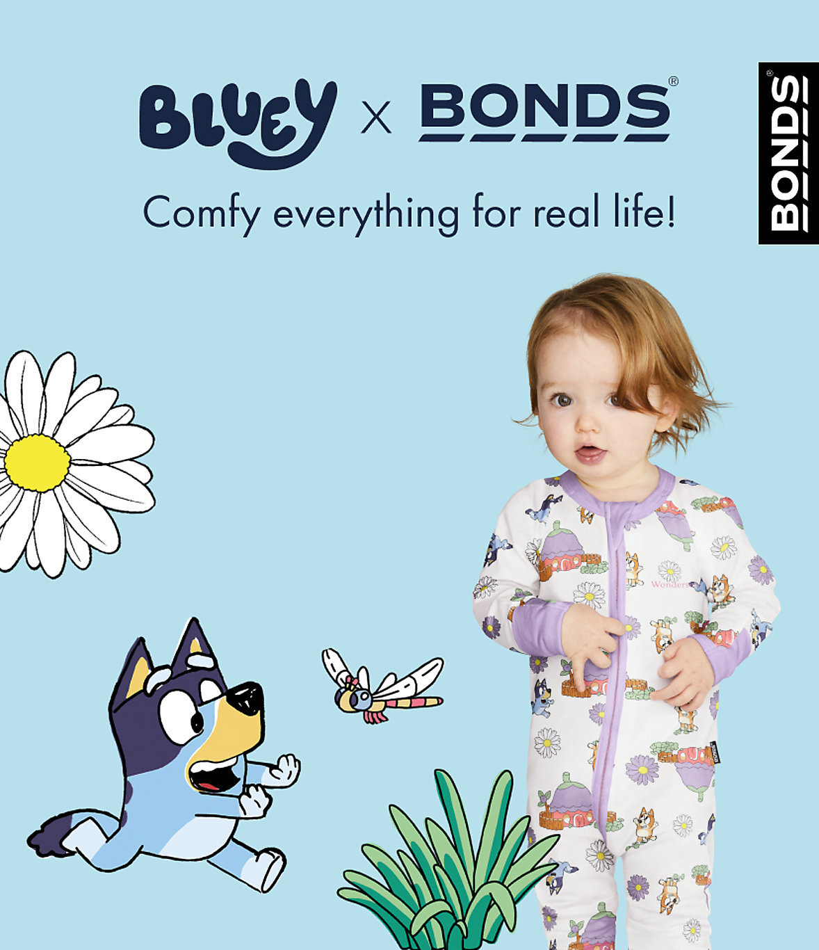 bluey x bonds kids and baby clothing