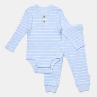 Dymples Baby Organic Rib Coverall - White