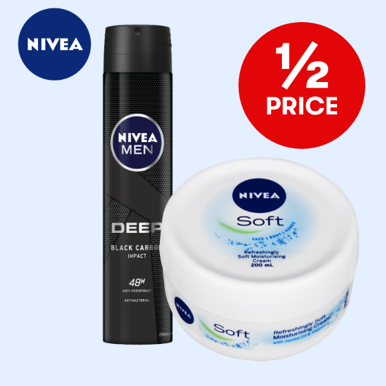 Half price selected Nivea