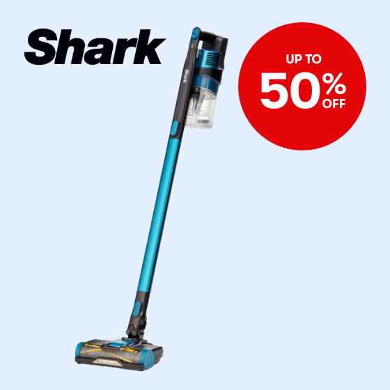 Up to 50% off selected Shark Floorcare 
