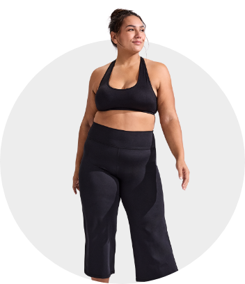 Women s Activewear Crop Tops Leggings Bike Shorts BIG W