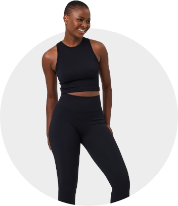 Women s Activewear Crop Tops Leggings Bike Shorts BIG W