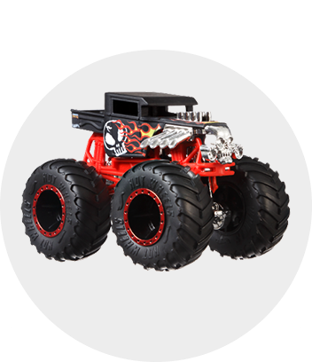 Hot Wheels Monster Trucks 1:24 Scale Vehicle 2024 – Hot Match