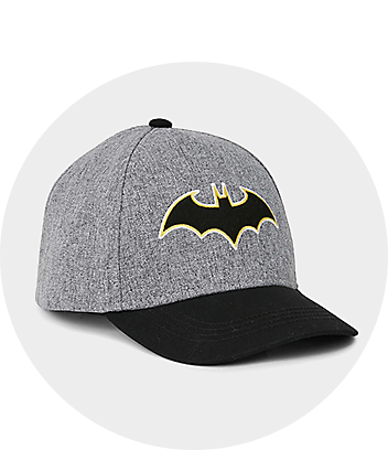 Boys Grey Batman Hat