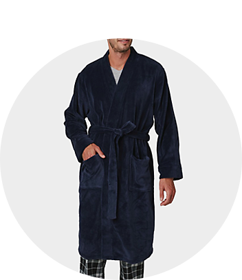 Mens Blue Dressing Gown CT