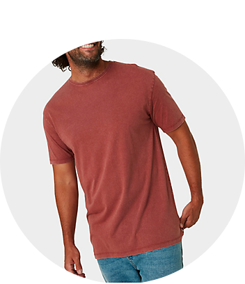 Mens Red Tee CT