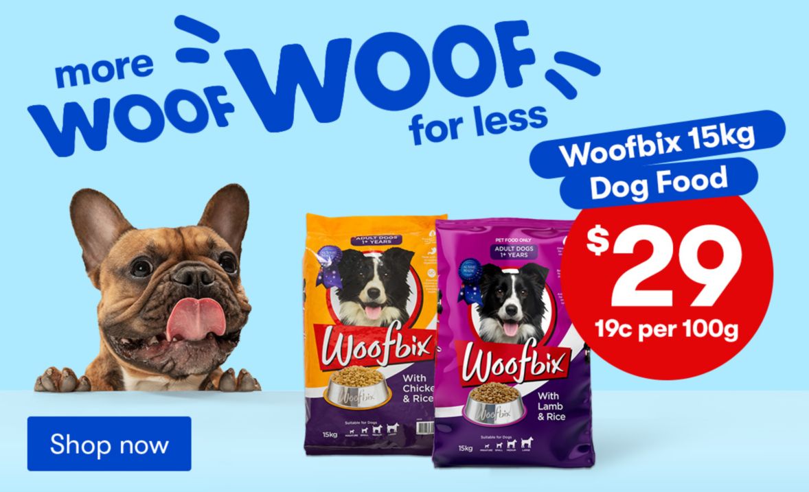 Big w dog food sale