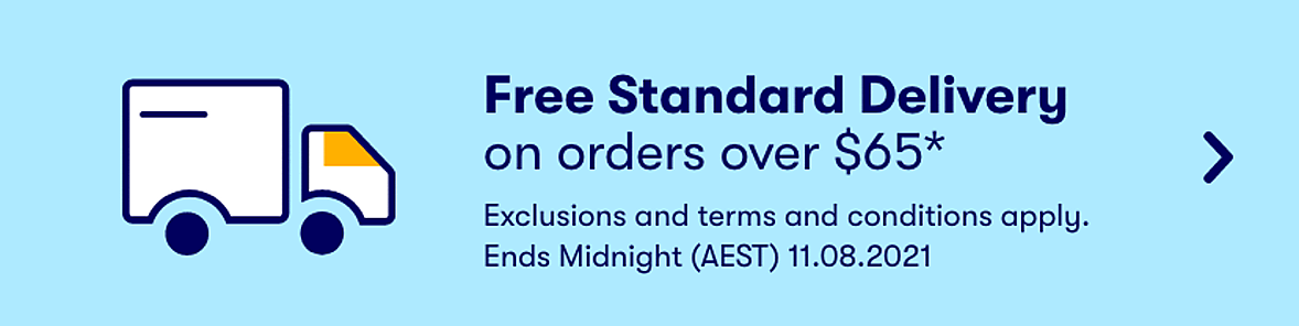 Free Standard Delivery when you spend $65