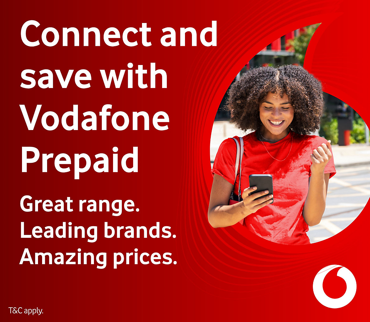 Connect and save with Vodafone Prepaid