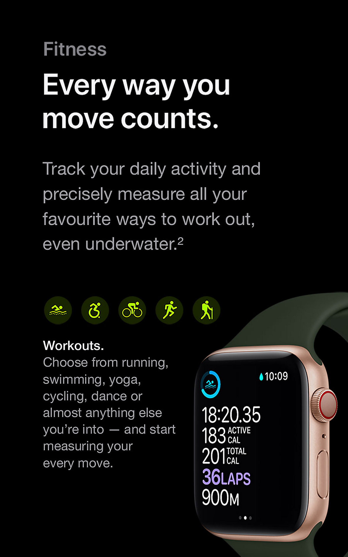 Apple Watch Series 6 Fitness
