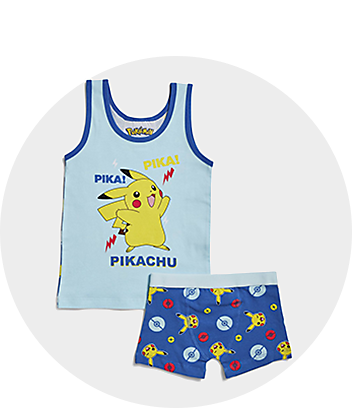 Pokemon Blue Underwear Set