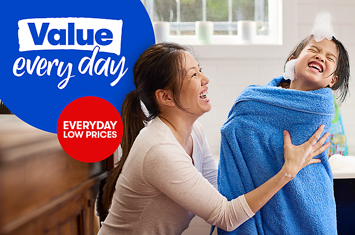 Everyday Low Prices at BIG W bring you value every day.