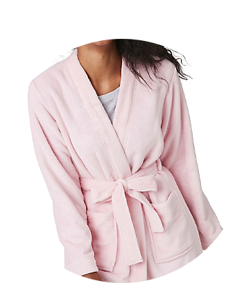 Womens pink robe