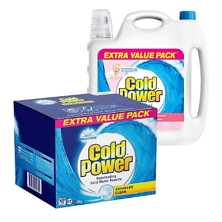 $28ea save $4.50 Cold Power Laundry Powder 6kg or Laundry Liquid 6-Litre
