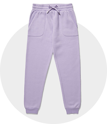 8-16 Girls Purple Track Pants