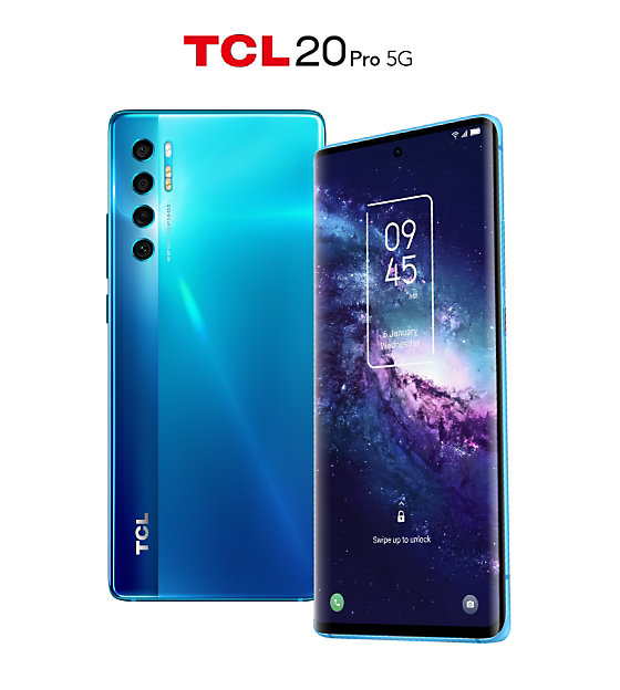 Sale on now! Better than 1/2 Price TCL 20Pro 5G Marine Blue