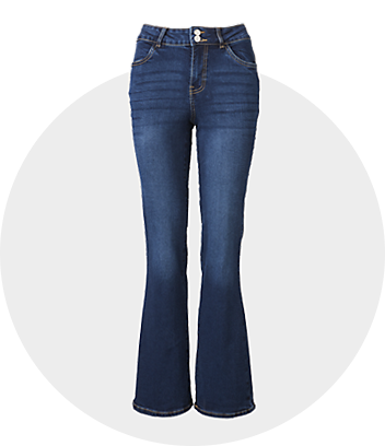 Womens bootleg jeans denim