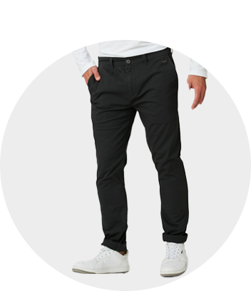 Brilliant Basics Men's Cuffed Jogger Pant - Black