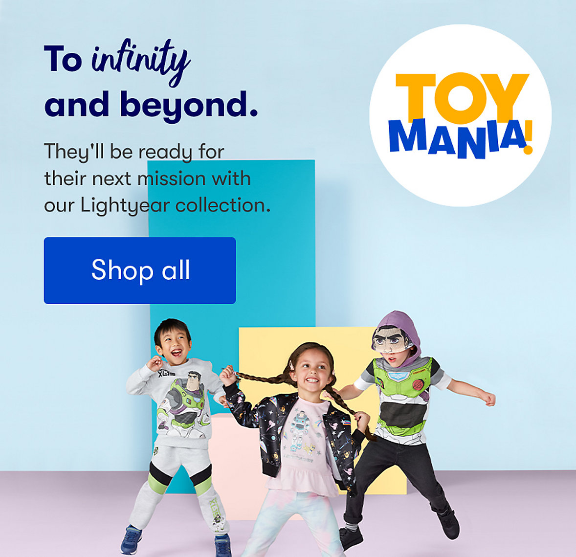 Lightyear Toy Mania Banner Mob
