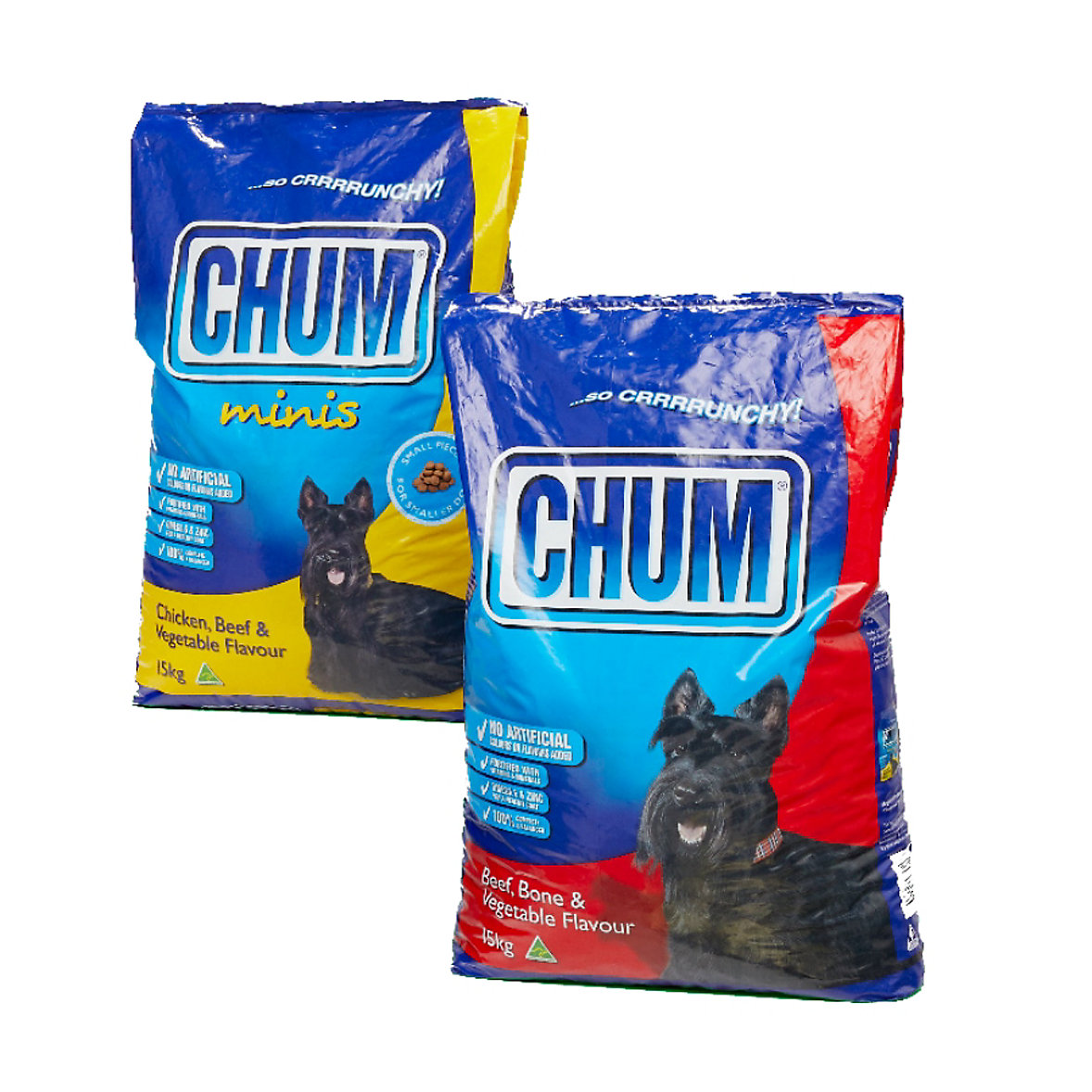 $27ea Save $5 Chum Dry Dog Food Varieties 15kg