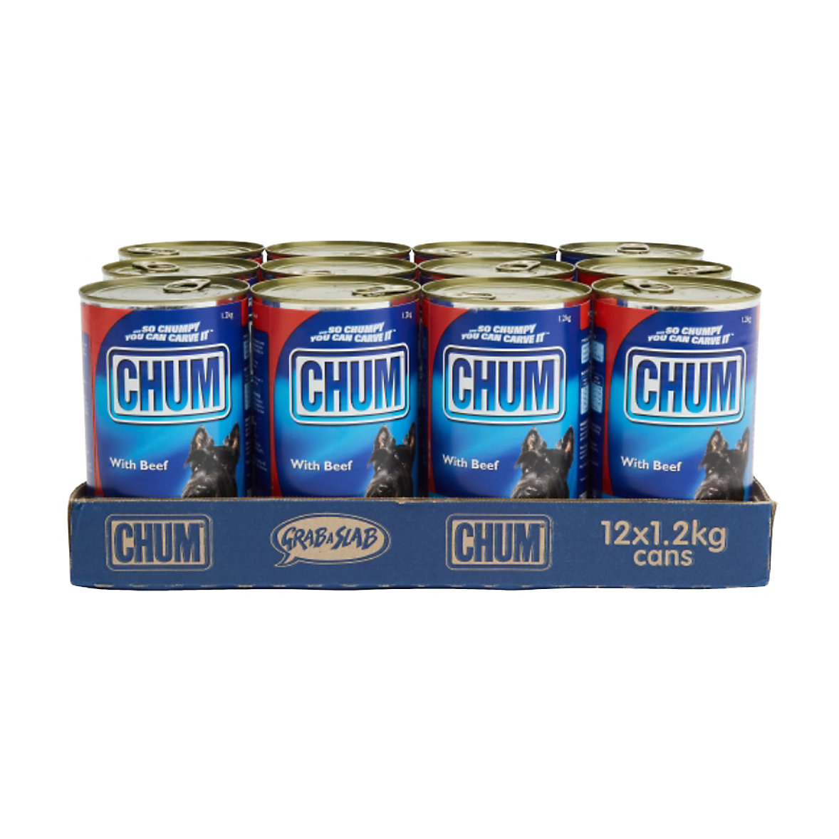 $31pk Save $7 Chum 12-Pack Dog Food Can Varieties 1.2kg