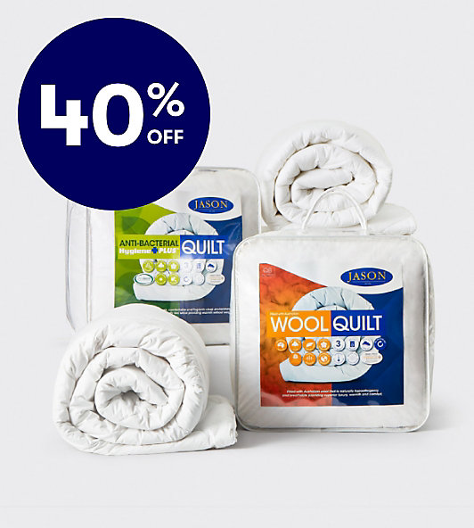 40% off Selected Jason Quilts