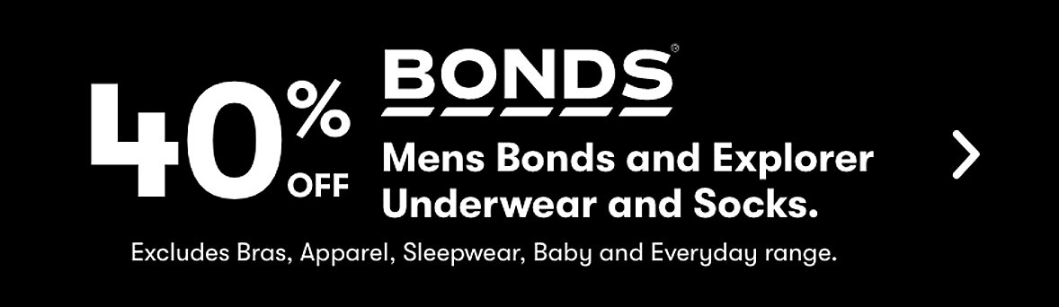 Bonds 40% off Underwear & Socks SB Mob