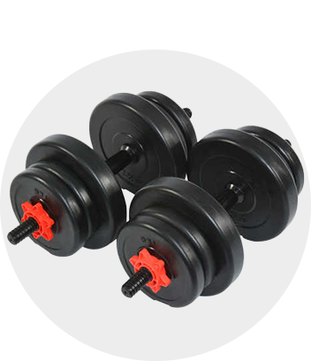 Dumbbells Kettlebells Weights Sports Leisure BIG W