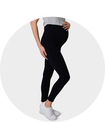 Buy Sage Green Maternity Ribbed Leggings from the Next UK online shop