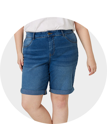 Big w plus size shorts clearance