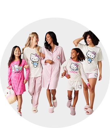 Hello Kitty Women's Pyjama Set - Grey