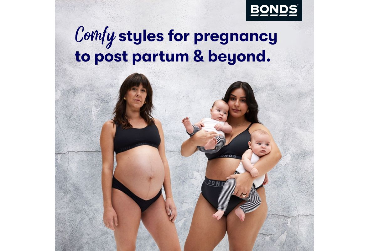Bonds Women's Originals Maternity Wirefree Contour Bra - Light