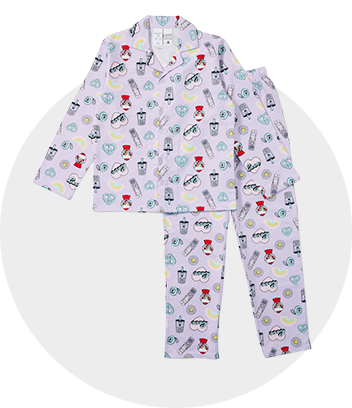 Brilliant Basics Girls Rainbow Ombre Unicorn Pyjama Set - Multi, BIG W