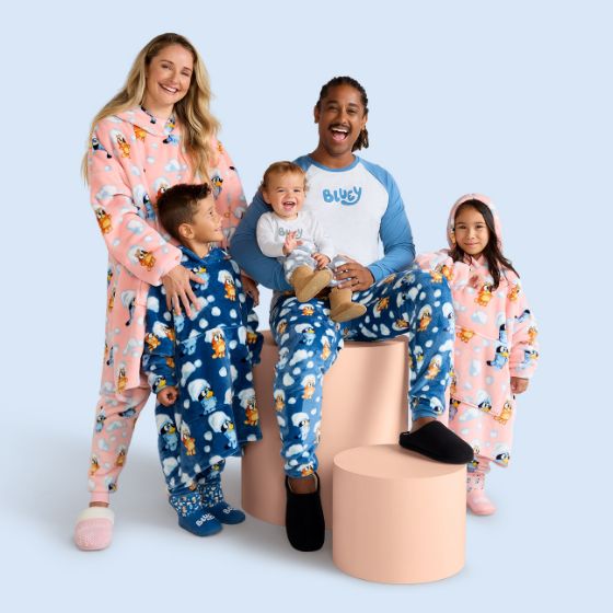 Bluey family online pyjamas