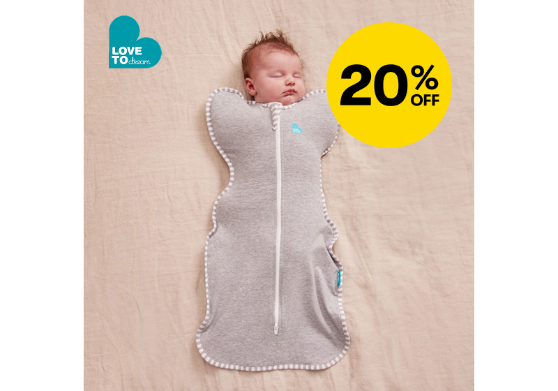 20% off selected Love to Dream Swaddles
