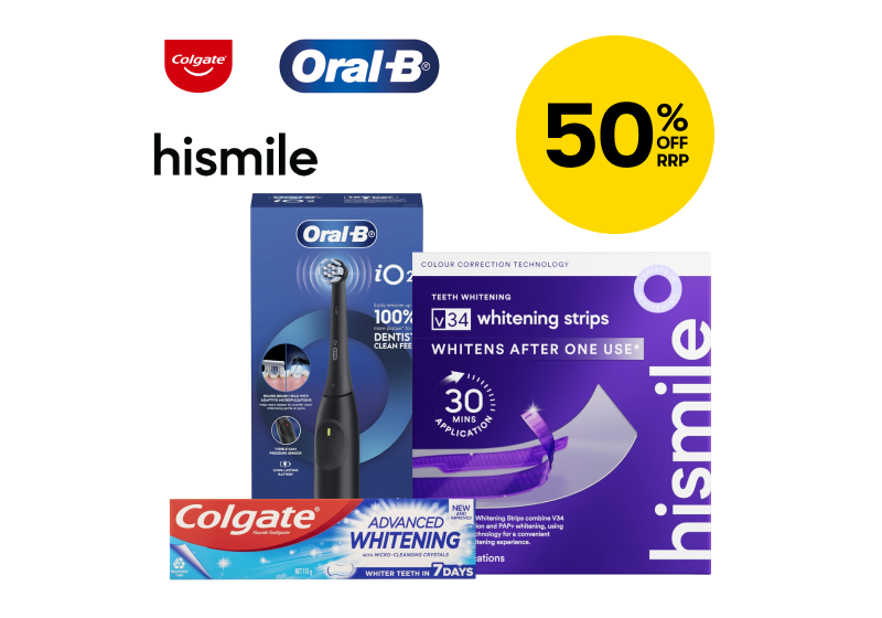 50% off RRP selected Oral Care