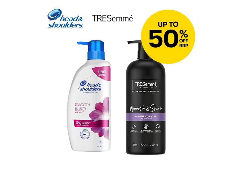 Up to 50% off RRP selected Hair Care