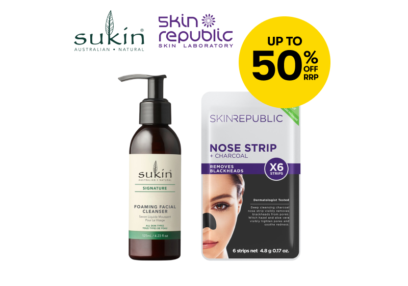 Up 50% off selected Skin Care