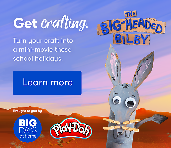 Get crafting with The Big Headed Bilby