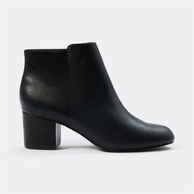 &me Women's Cut Out Band Slide - Black