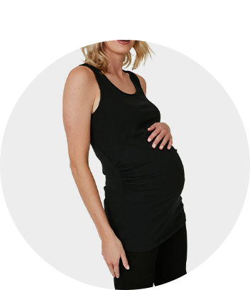 Bonds Women's Maternity Roll Top Leggings - Black